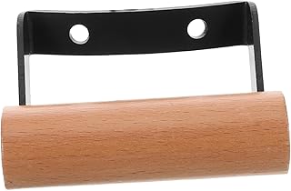 Wood Pot Handle Replacement 2-Piece Anti-Scald Side Ear Set Universal Detachable Cookware Knob for Cooking Heat Resistant Wooden Design