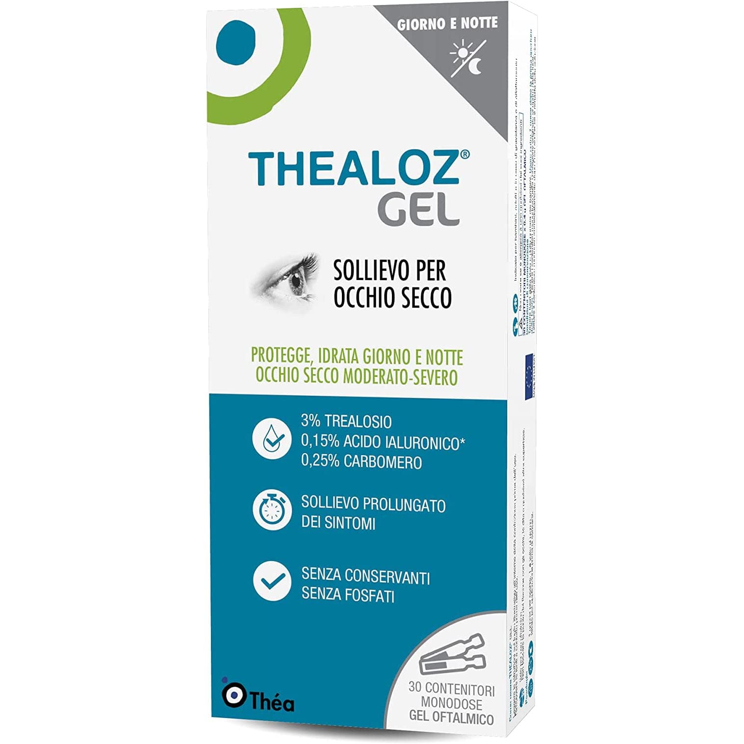Thealoz Duo Gel – trehaloza 3% i hialuronian sodu 0,15% (0,4 g x 30 fiolek) firmy Thea