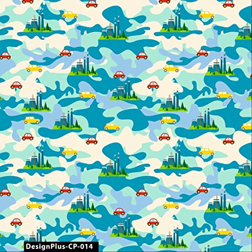 Texco 100% combed cotton printed fabric by the yard