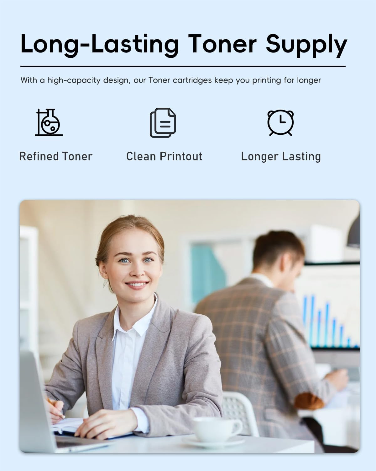 30A Toner Cartridge (1-Pack,Black) Compatible 30A CF230A Toner Cartridges Replacement for HP Laser Pro M203dn M203dw Pro MFP M227fdn M227sdn M227fdw Printer