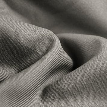 Delaney Grey Polyester Gabardine Fabric by the Yard for Suits, Overcoats, Trousers/Slacks, Uniforms - 10056