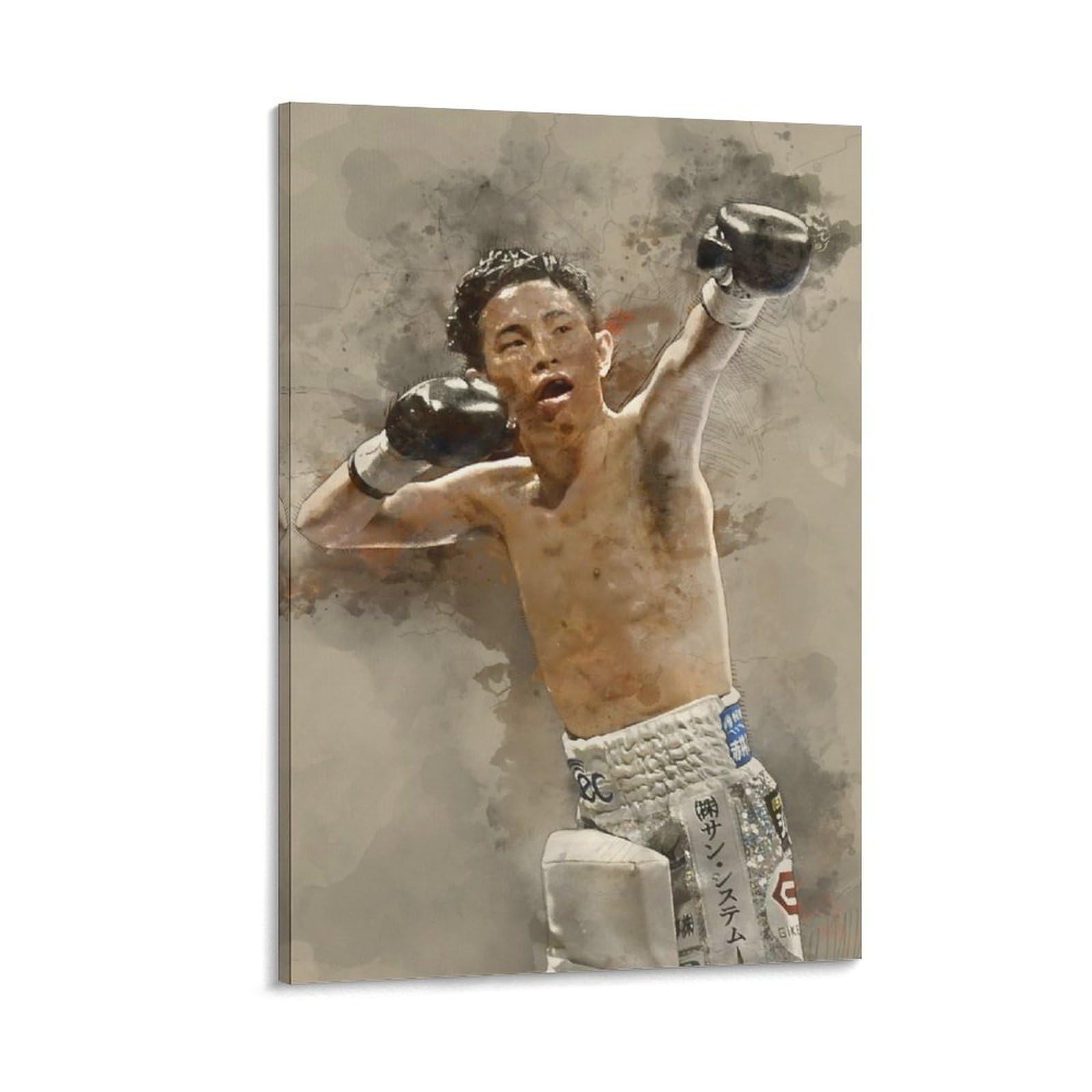 Amazon.co.jp: ボクシングスター井岡一翔ポスターキャンバスアート