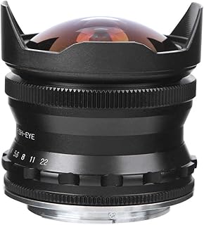 for Nikon Z Mount Lens,CL-Mil7528N 7.5mm f16-f/2.8 Wide Angle Half-frame Fisheye Mirrorless Camera Lens with Lens Hood for Nikon Z6 Z7 Z50 Mirrorless Camera (Black)