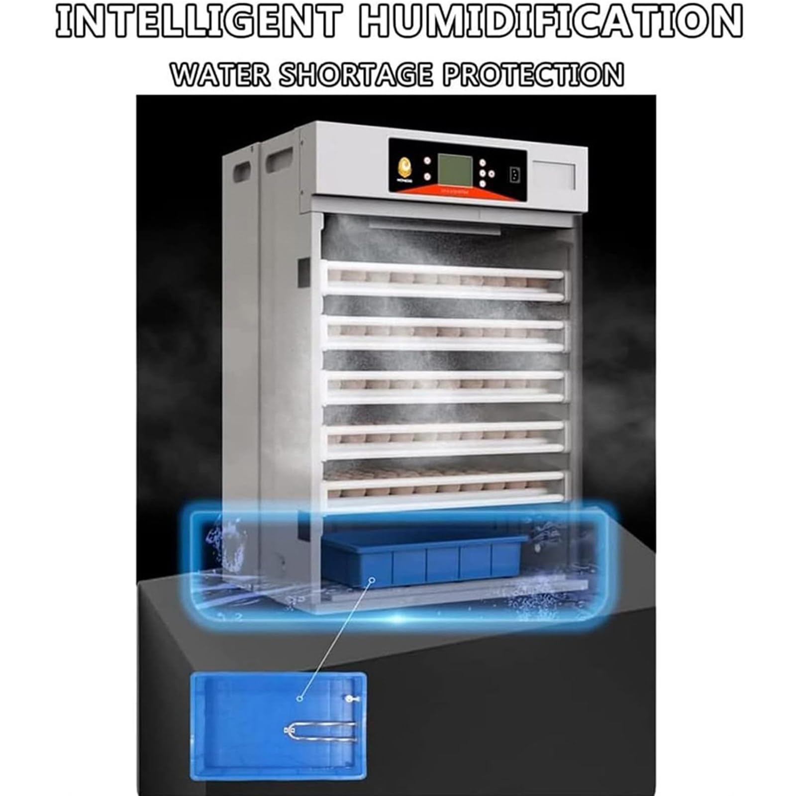 Incubadora industrial de huevos con control de temperatura y humedad, gran criadero de aves de corral para pollos, patos, gansos y codornices, ideal para la cría de animales