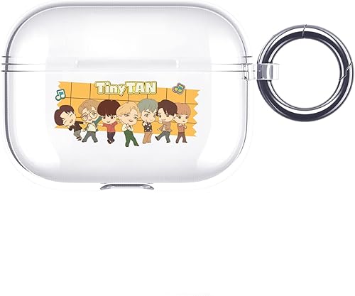 iFace TinyTAN - Linda funda para AirPods Pro - Dynamite Funda transparente de anime para Apple AirPods Pro Mercancía oficial con diseño TinyTan