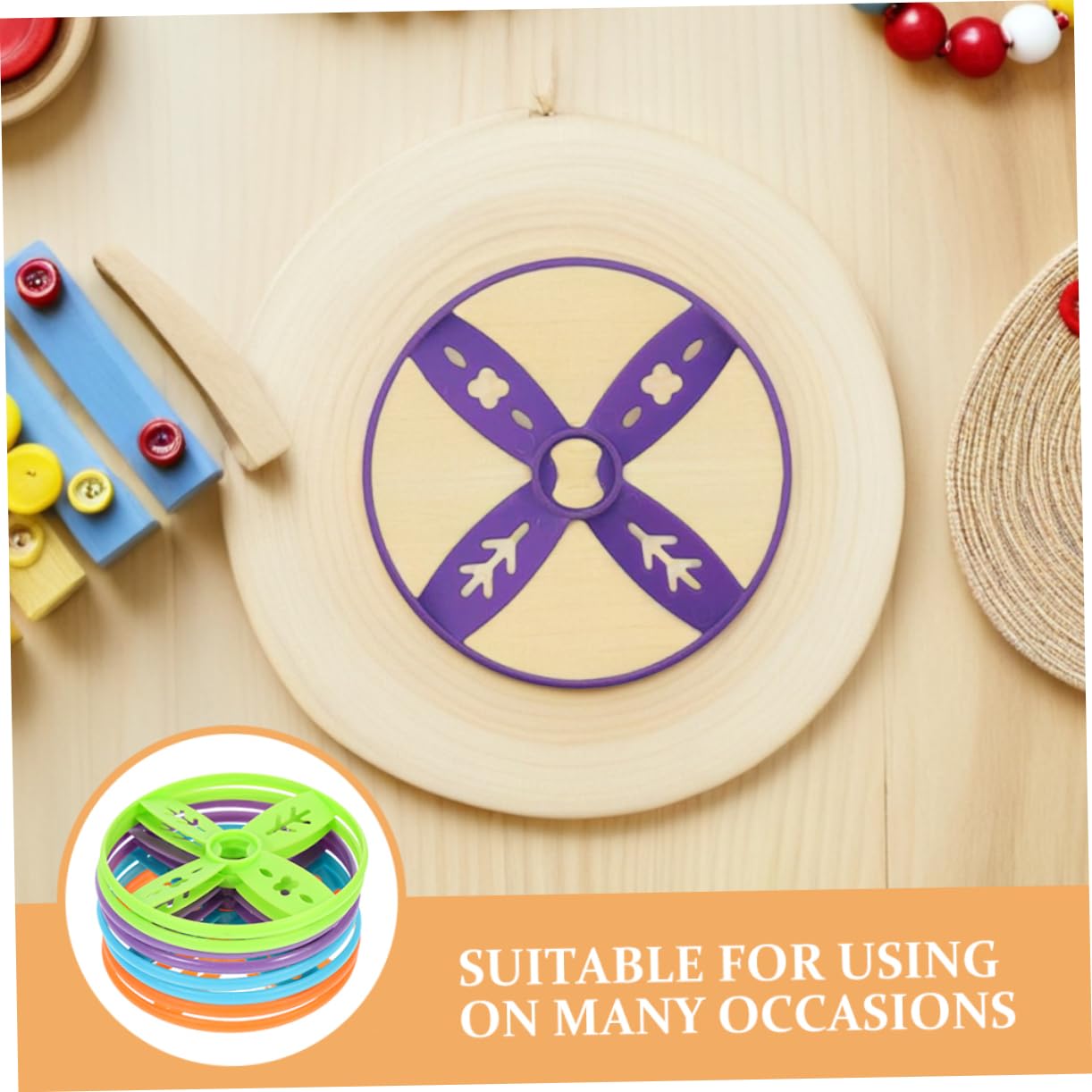 ERINGOGO 40Er Set Bunte Flugscheiben Ersatzteile Kompatibel Mit Hand- Und Fußbetriebenen Flugspielzeugen Outdoor Für Kinder Und Erwachsene Familienaktivitäten