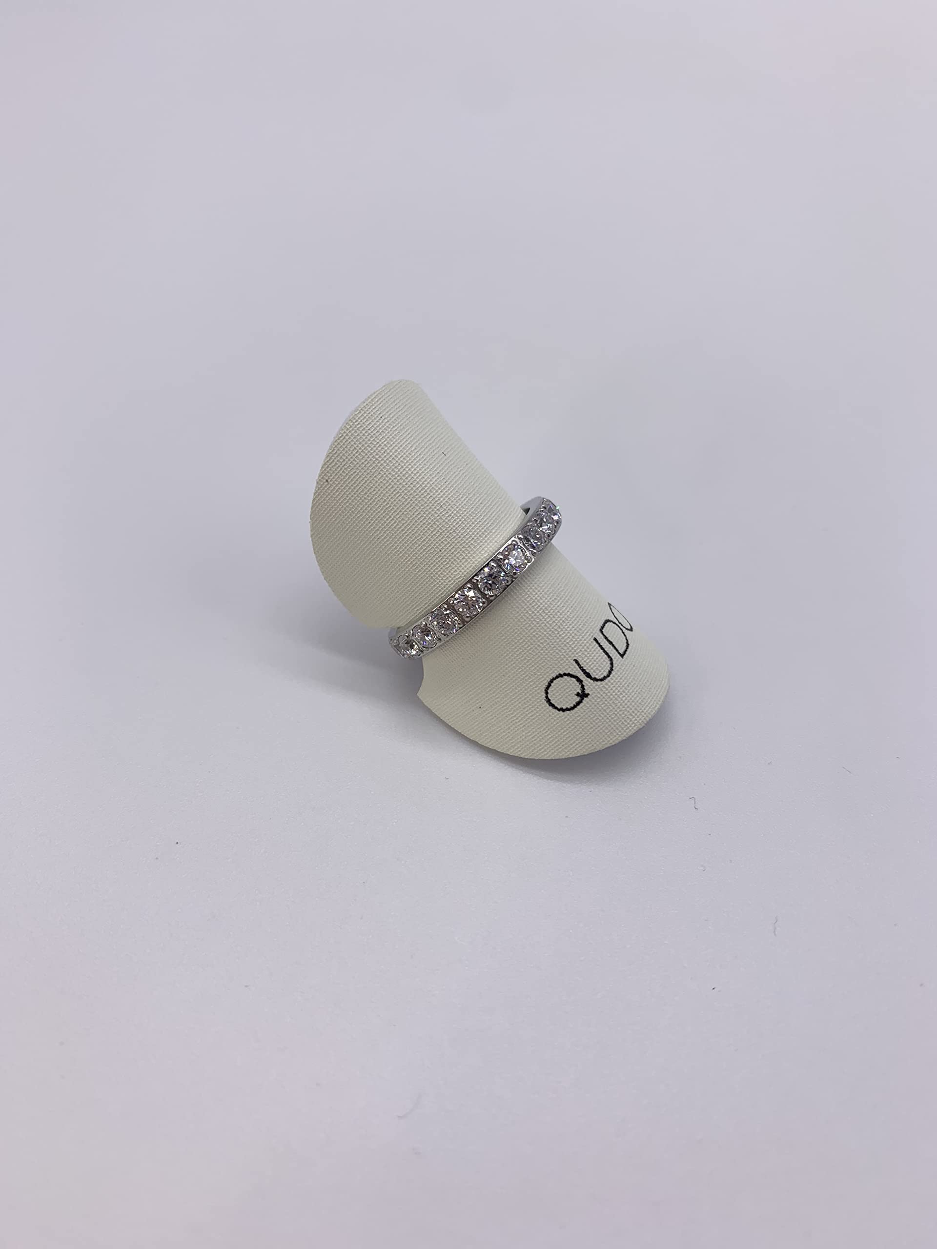 Qudo Vorsteckring Ring ETERNITY BIG Memoryring Edelstahl silber