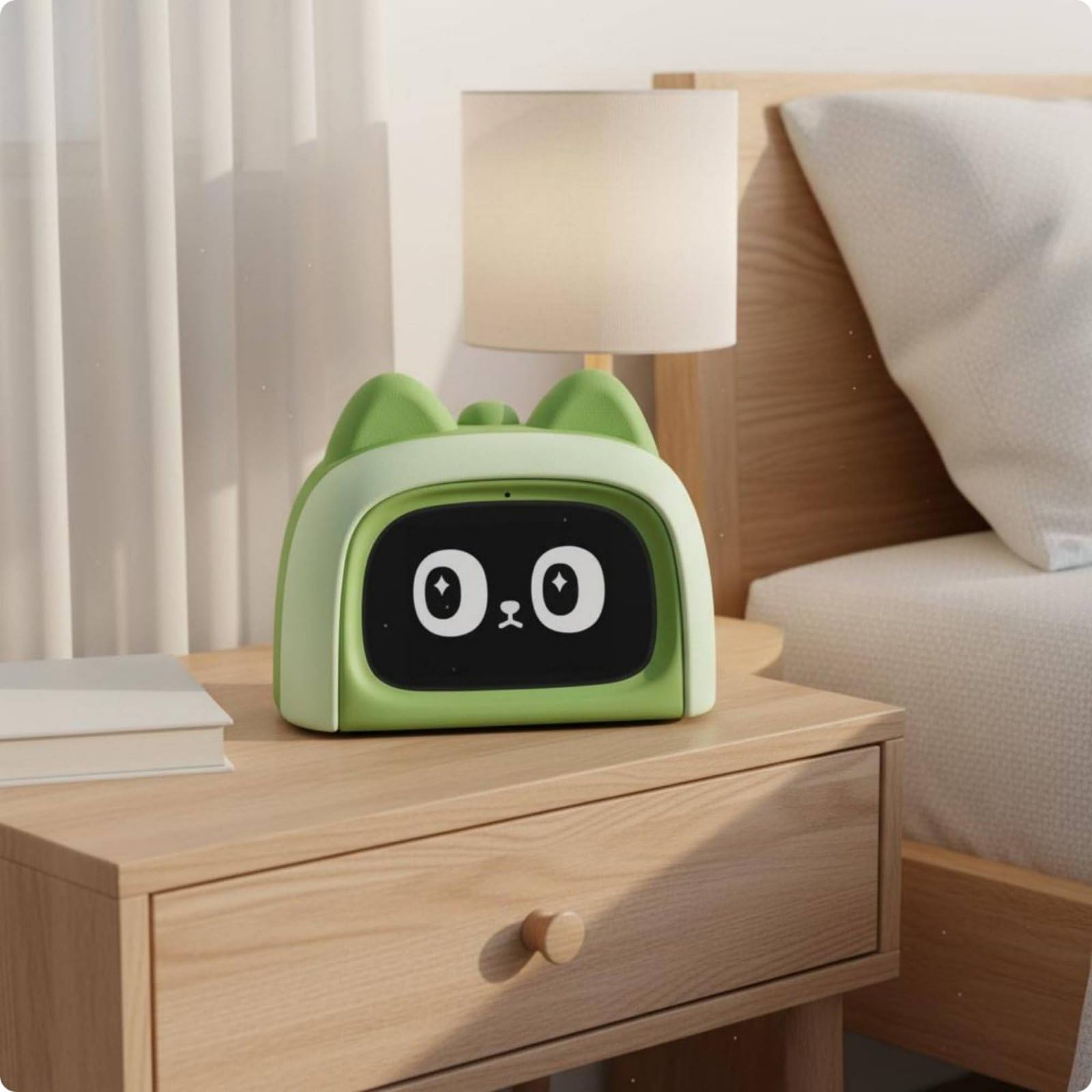 harayaa Despertador Infantil Reloj Infantil Reloj Despertador Reloj Educativo Reloj Digital con Materiales y Silicona y Luz Nocturna Agradable para Uso Seguro, Azul
