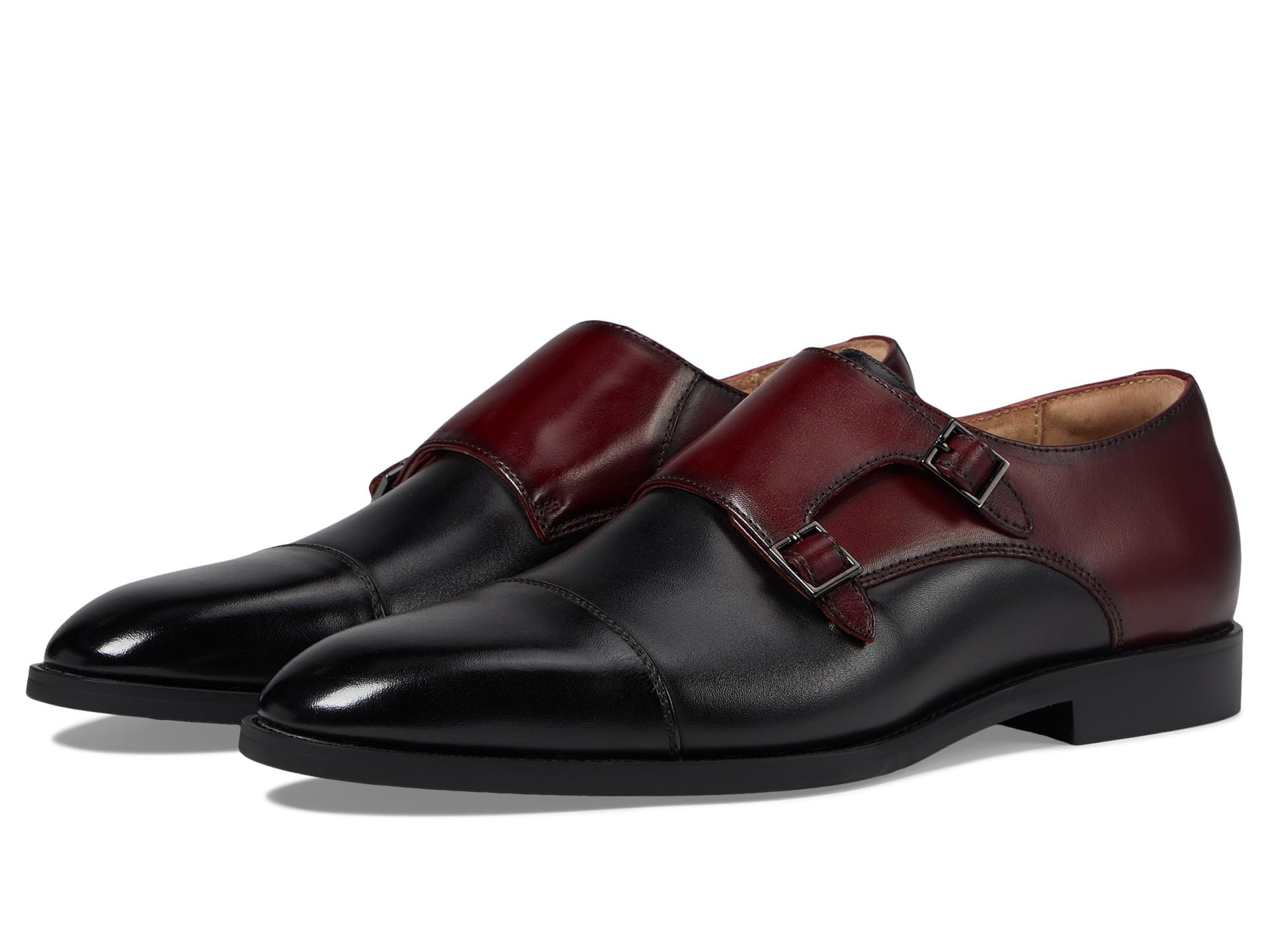 Stacy Adams Mens Raythorne Cap Toe Double Monk