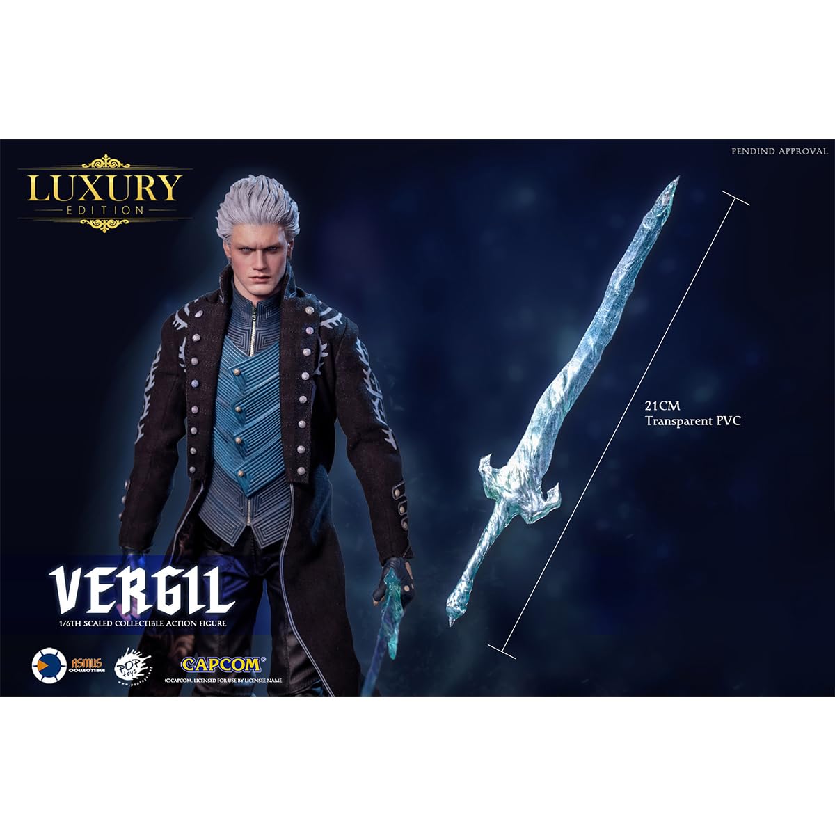 ASMUS TOYS 1/6 バージル DX.Ver 再販版 DMC500LUX ASMUS TOYS 1/6 デビルメイクライ5 バージル デラックス.Ver 再販