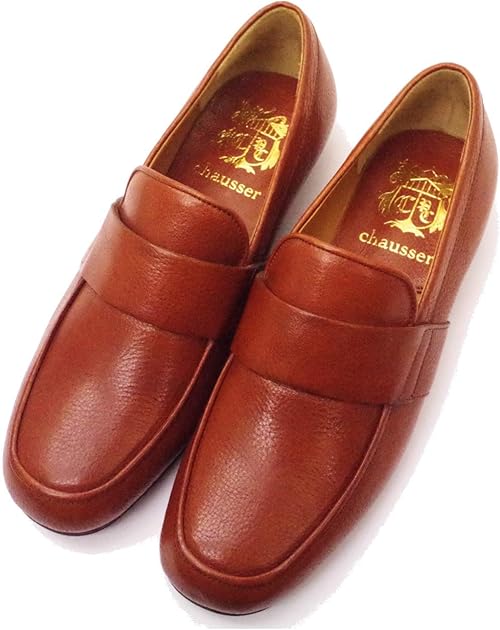 Amazon ショセ C 2257 ブラウン Brown ローファー 靴 レディース スクエアトウ スリッポン Chausser ショセ ローファー スリッポン
