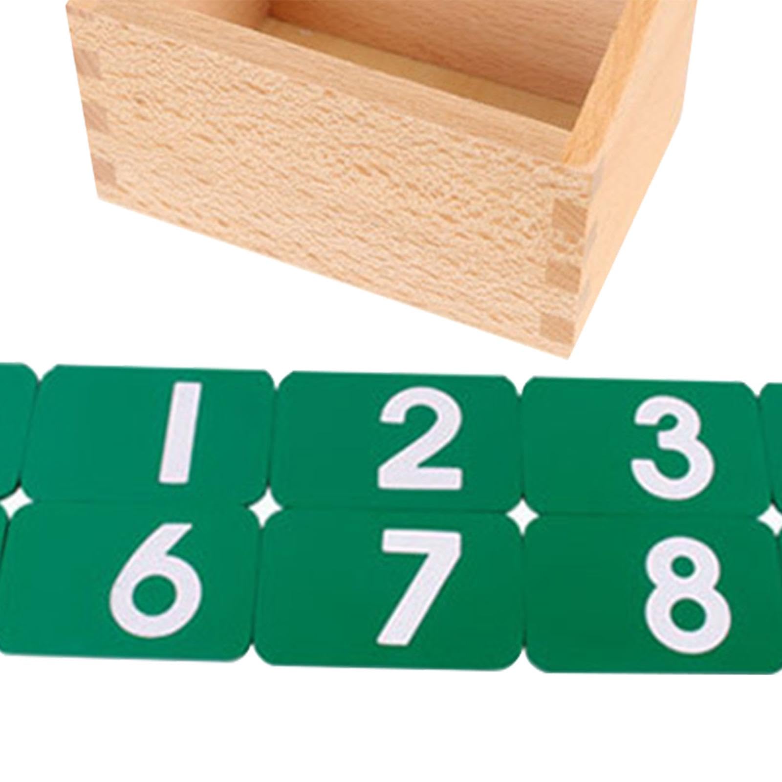 Cartes de Chiffres pour L'apprentissage Précoce, Outil Pédagogique de 0 à 9 pour Les Enfants D'âge Préscolaire, Professionnel