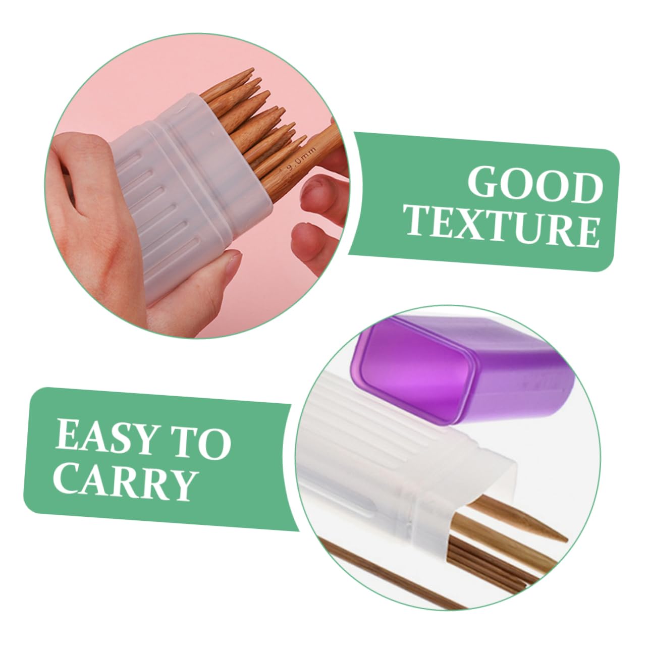 Caja De Herramientas Para Trenzar, 8 Unidades, Tubo Para Tejer, Estuche Para Tejer, Estuches Para Guardar Agujas De Coser, Estuches Para Tejer Y Crochet, Organizador De