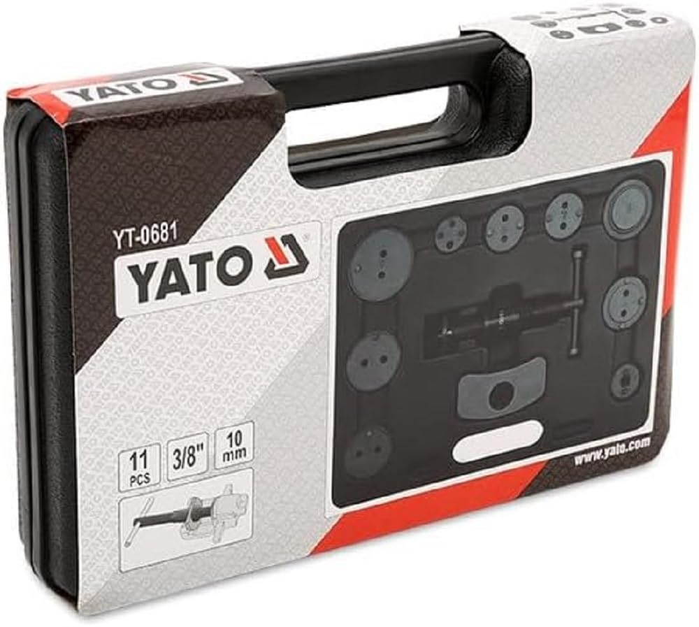 YATO Kit d'outils de rotation/de remise piston d'étrier de frein repousse YT-0681