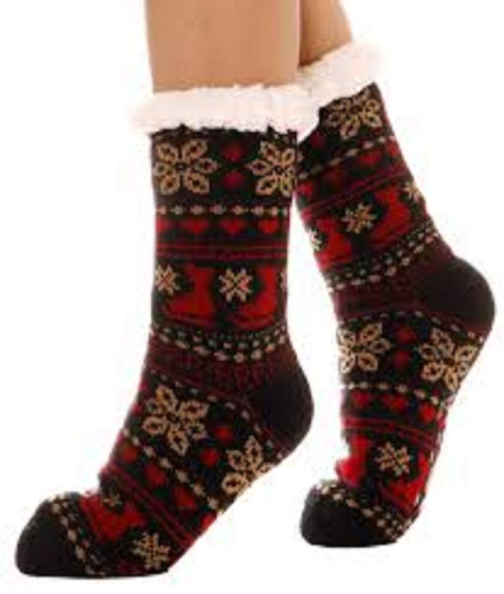 Unisex Fluffy Thick Winter Warm Woolen Socks (1 Pair)-image-16