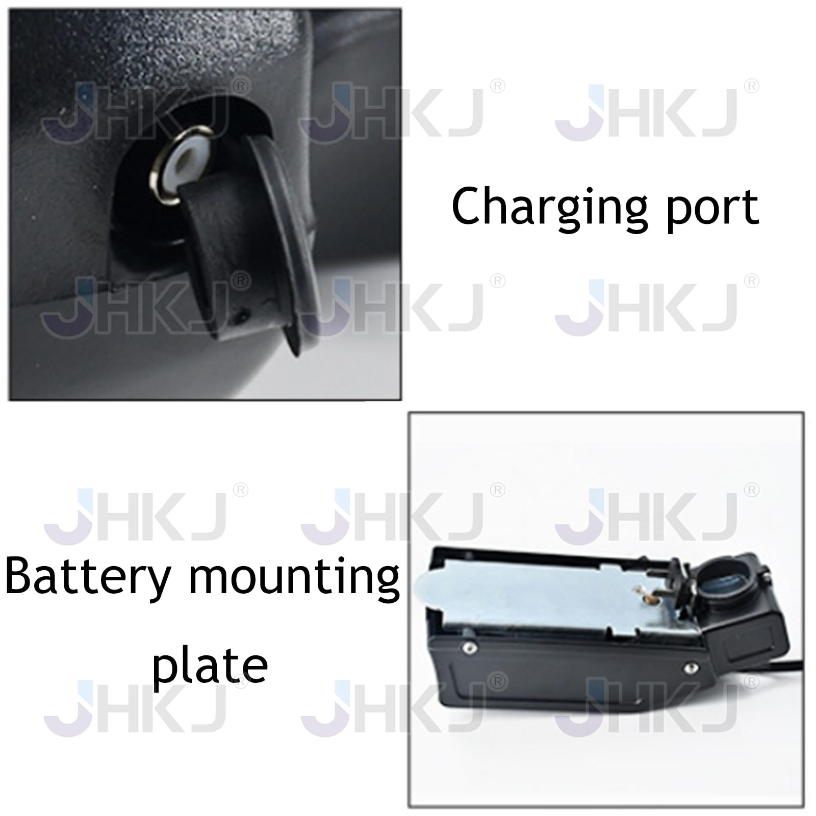 Batteria a Forma di Rana da 24V 8Ah 20Ah, Batteria al Litio da reggisella da 36V 10Ah 18Ah, Pacco batterie al Litio da 48V 12Ah 15Ah per Bici elettrica con Caricabatterie