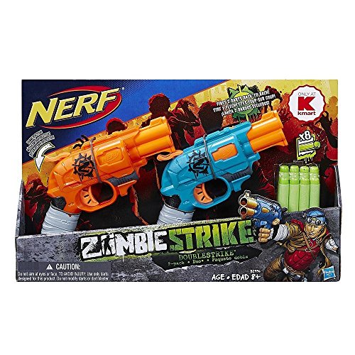 Nerf Zombie Strike Doublestrike Blaster 2-Pack