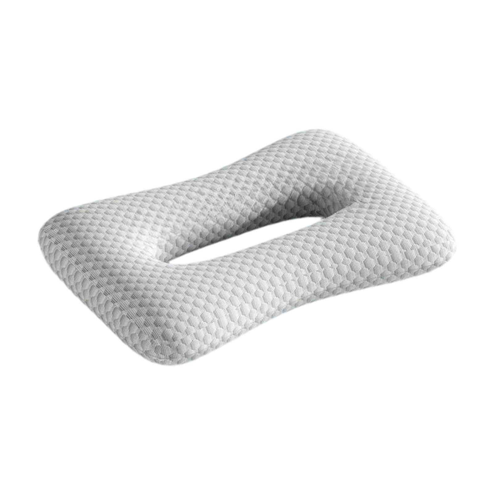 LIXSAZSE Lightweight Removable Cover Ear Guard Pillow Offers Comfortable Experience While Ensuring Easy Maintenance Every Time Ear Guard Pillow Removable Cover, Grey, 54x36x10cm
