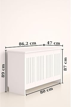 bangu Honeycomb Top Coffee Corner Cabinet Multi-Purpose Shelf (Depth 47 cm) BKDM002 (UPPER ATLANTIC, 80 CM)