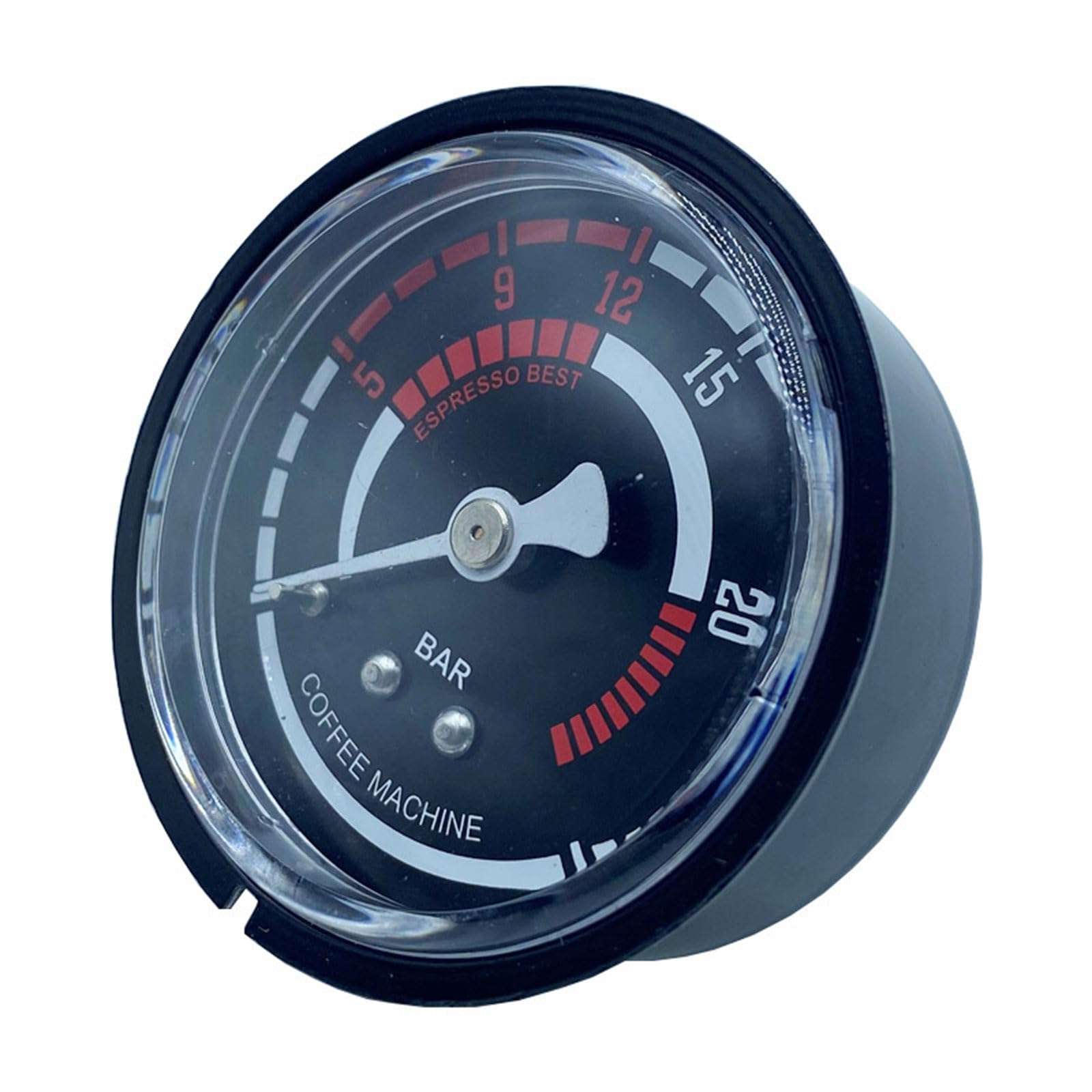Kalttoy Iron Case Capillary Gauge Coffee Maker Gauge Internal Thread Capillary for Espresso Machines and