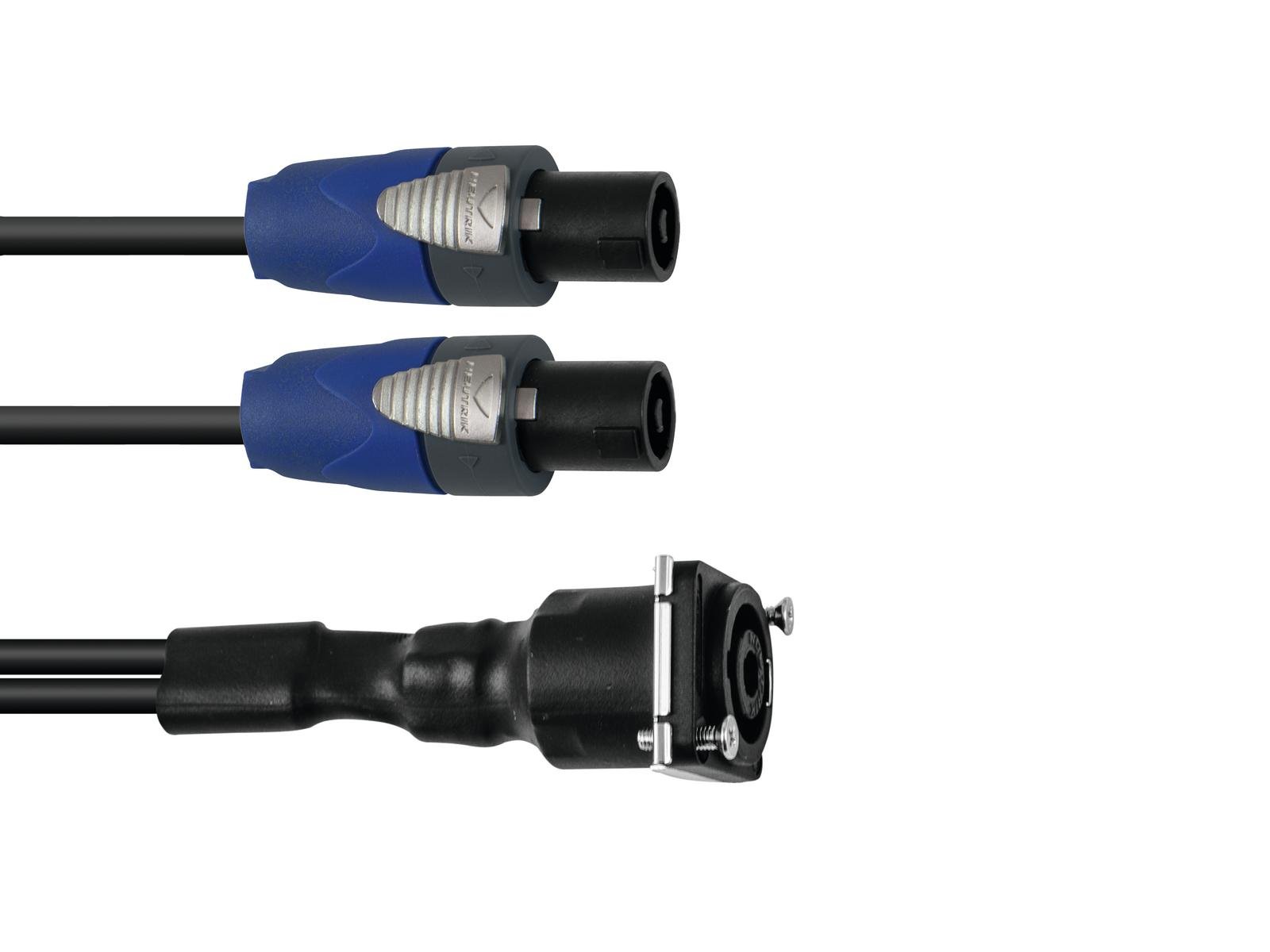 Patch Cord Speakon/Speakon de 4 pines S 1m