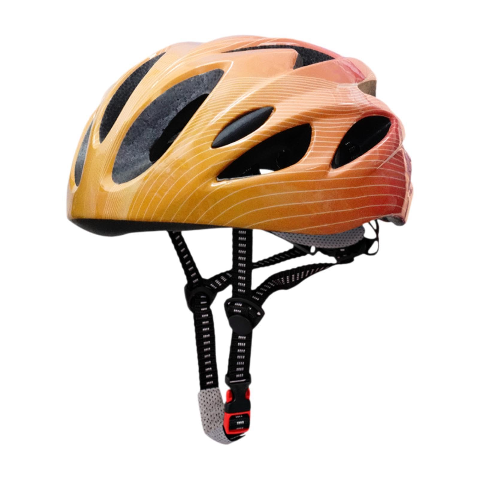 Harilla Kids Bike Helmet Cycling Helmet Stylish Impact Resistance Sporting Helmet Bicycle Helmet for Bicycling Riding Roller Skating Outdoor Sports, Yellow Orange — image 1