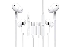 USB C Headphones for iPhone and Type C Devices