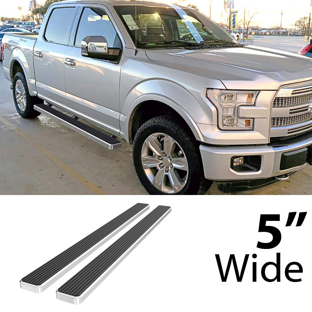 Compatible with Ford F150 2015-2025 SuperCrew Cab & F150 Lightning 2022-2025 & F-250 F-350 Super Duty 2017-2025 Crew Cab (Nerf Bar Side Steps) 5