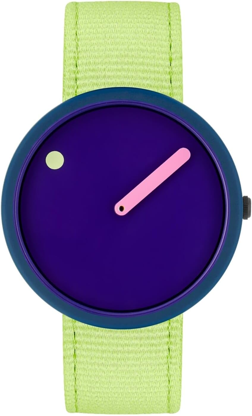 PIQUADRO - Cintura 35 mm in pelle stampata con ardiglione - Blu
