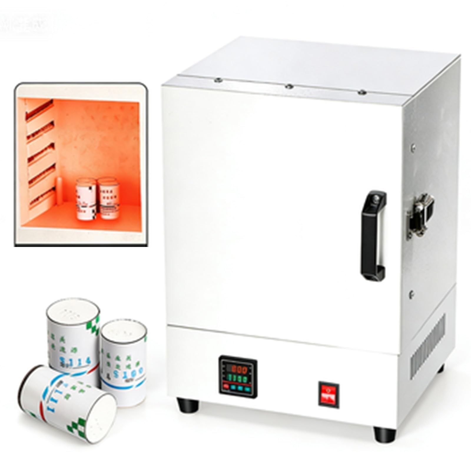 2000W High-Temp Lab Furnace, 0-1150°C Adjustable, Oversized Inner Chamber, 50/60Hz, 4-Side Even Heating for Sintering & Annealing