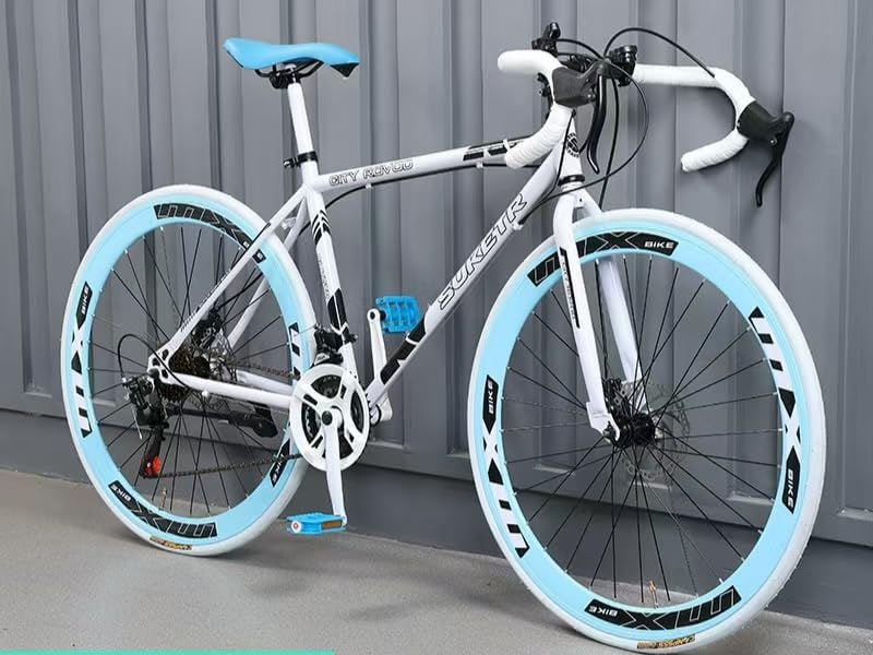 Amazon | 【初心者～成人男女兼用】超軽量クロスバイク 24/26 段変速