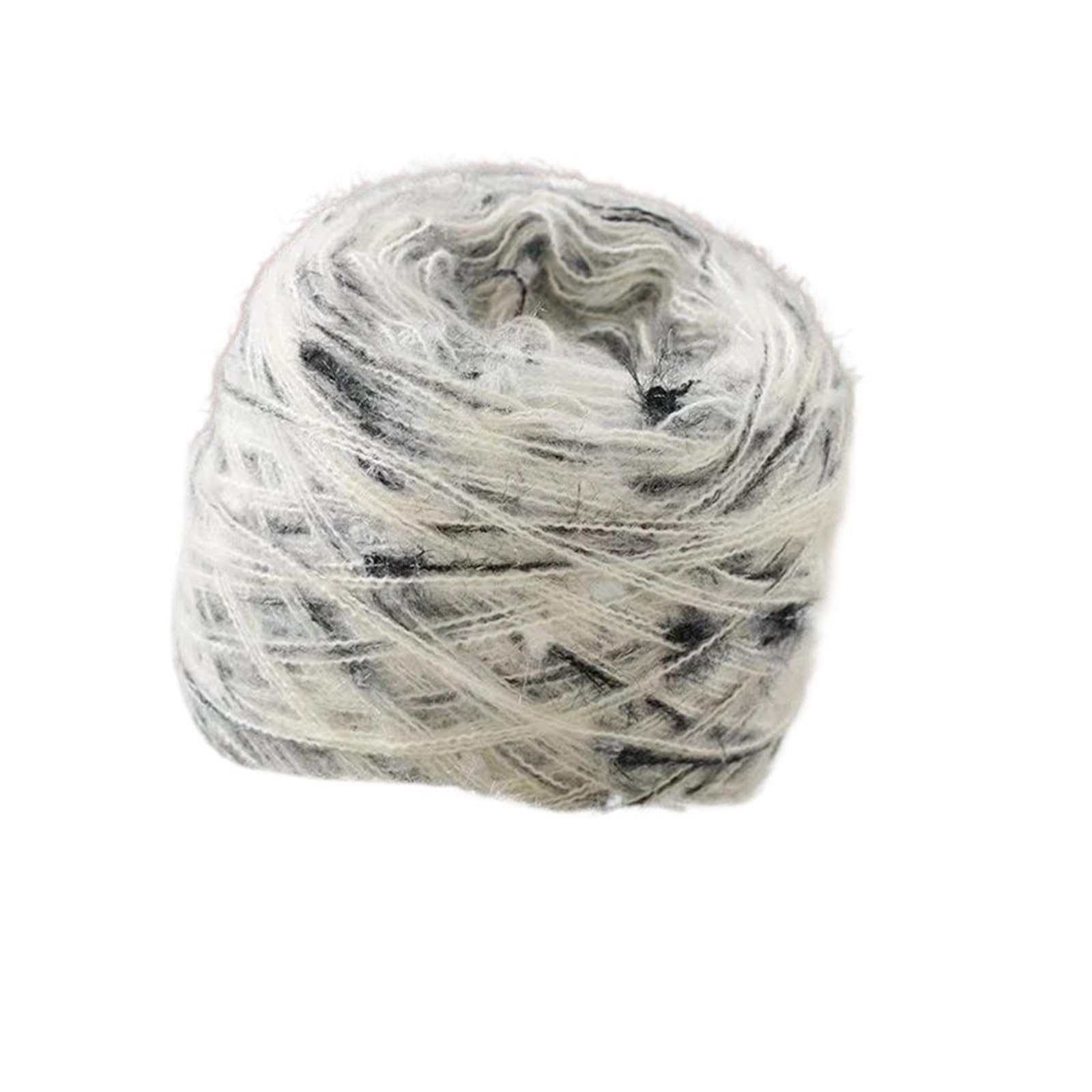 600 g buntes Garn, weiches und flauschiges DIY-Bastelmaterial for Stricken von Schals, Mützen, Herren- Damenpullovern(Color-02)