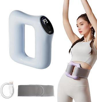 Multifunctional Full-Body Fascia Ring, 2025 Upgraded Full-Body Fat Burning and Shaping,High-Frequency Vibration, Adjustable Massage Modes, Ergonomic Electric Fascia Massager
