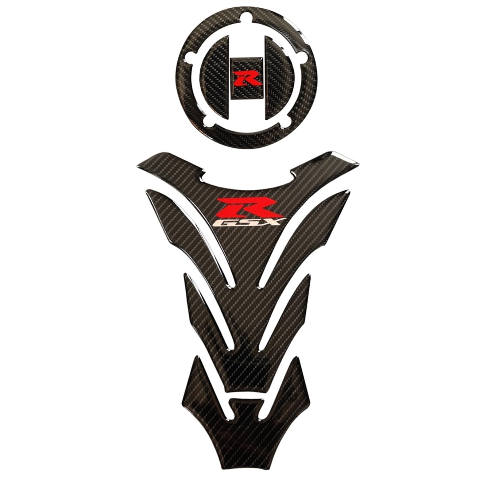 Ysdsls Color7 Motorcycle Sticker Protection Fuel Grip Tank Mouth Gasket Side Decal For Suzuki Gsxr 1300 For Hayabusa 2008-2012(Color7)
