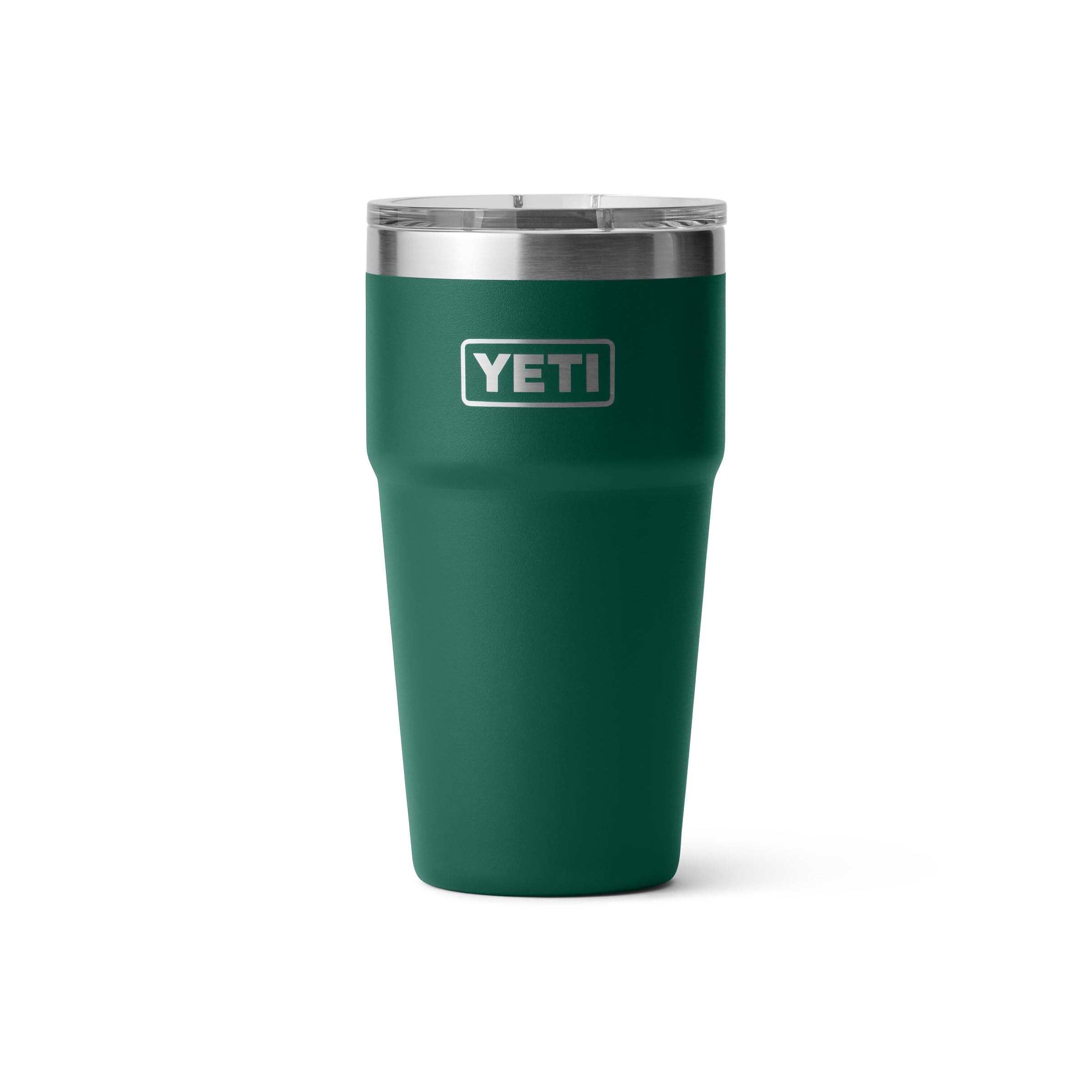 YETI Rambler 20 oz (591 ml) Stackable Cup with Removable Magslider Lid, Stainless Steel Vacuum Insulated Coffee Cup, Black Forest Green - Image 3