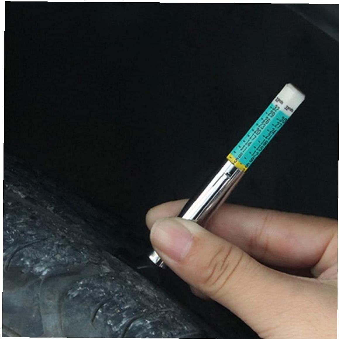 Misuratore di profondità del battistrada for pneumatici Strumento di misurazione accurata 0-25 mm 2 pezzi