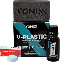 Kit Vitrificador V-Plastic Vonixx Para Plásticos 20ml Vonixx + Limpa Parabrisa Eco-w 5g Wurth