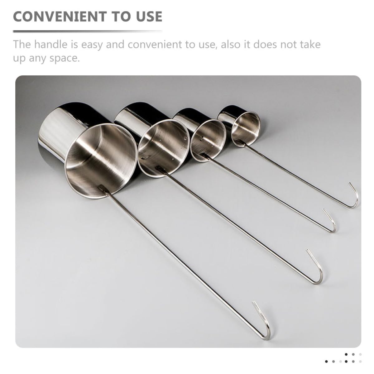 Abaodam Set 5 Pezzi Imbuto da Cucina e Mestolo in Acciaio Inox 50-500ml con Manico, Cucchiaio per Salsa e Olio, Utensili Versatori Multifunzionali per Olio, Vino e Salsa, per Casa