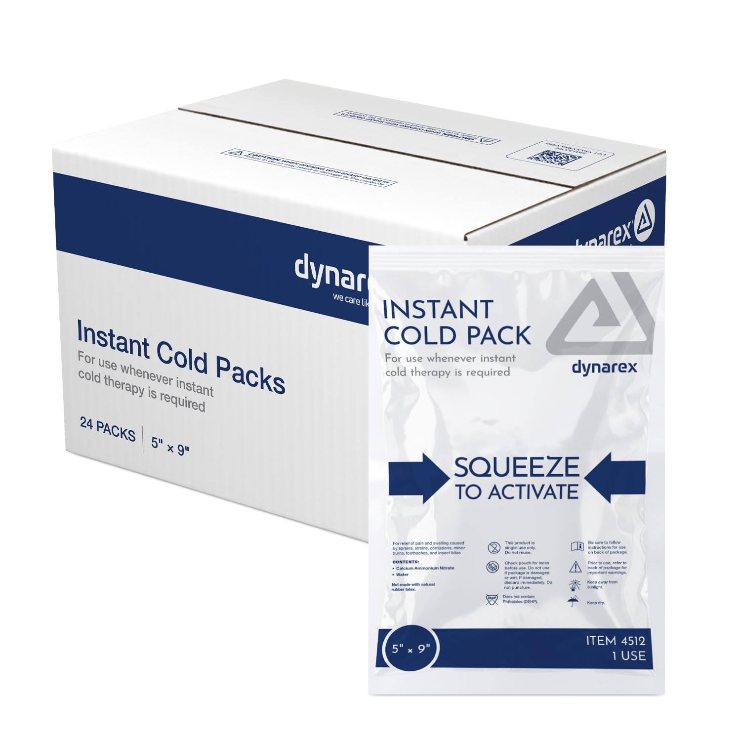 Amazon.com: Dynarex Instant Cold Packs - Disposable Cold Compress