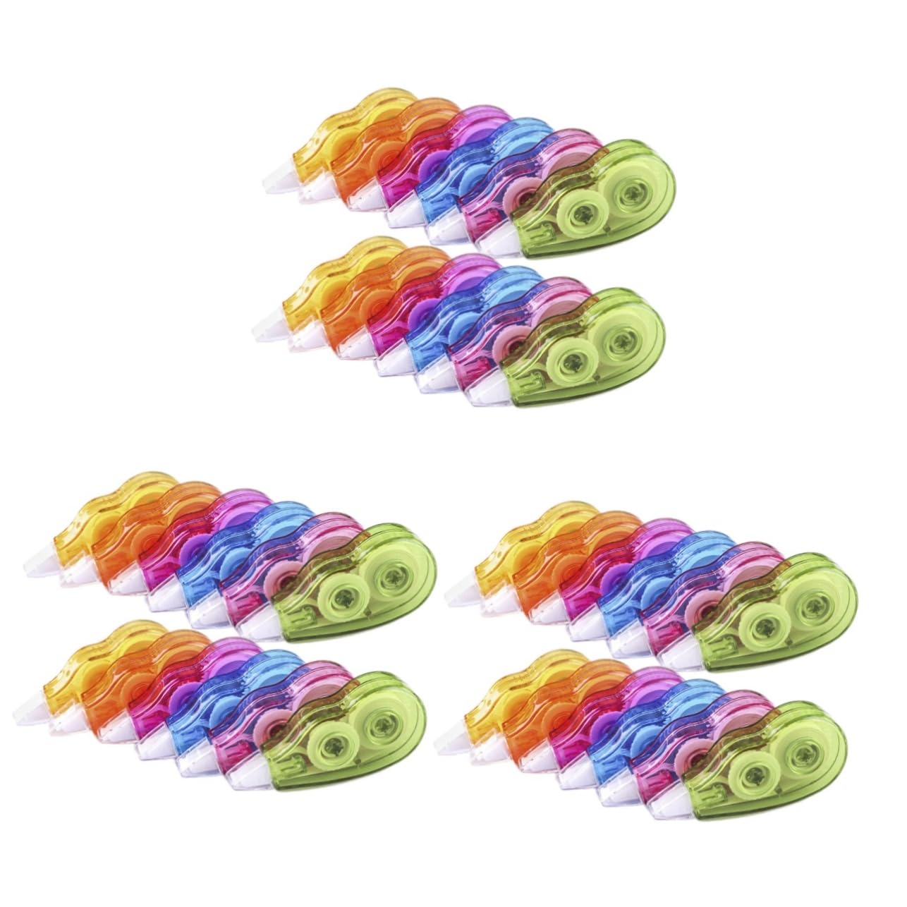 36 Stk Korrekturband -tape Studieren Gelstift-radiergummi -spender Schreibwaren Für Kinder Korrekturrolle Mini-klebeband Stift Nachfüllen Klebebänder Marke Pp