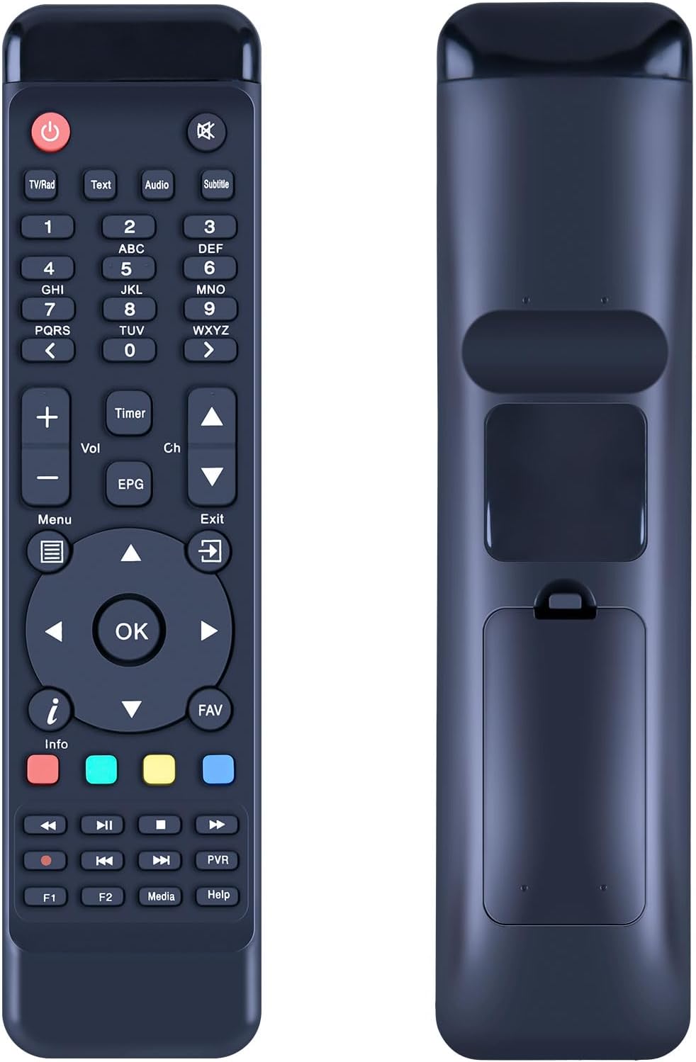 TCNOUMTUniversal Remote Control Replacement Suitable for Protek 99910 LX-9911 LX-9920 Protek 4K E2 Linux Maxytec Multibox Mutant Opticum AX & Mutant HD51 Anadol