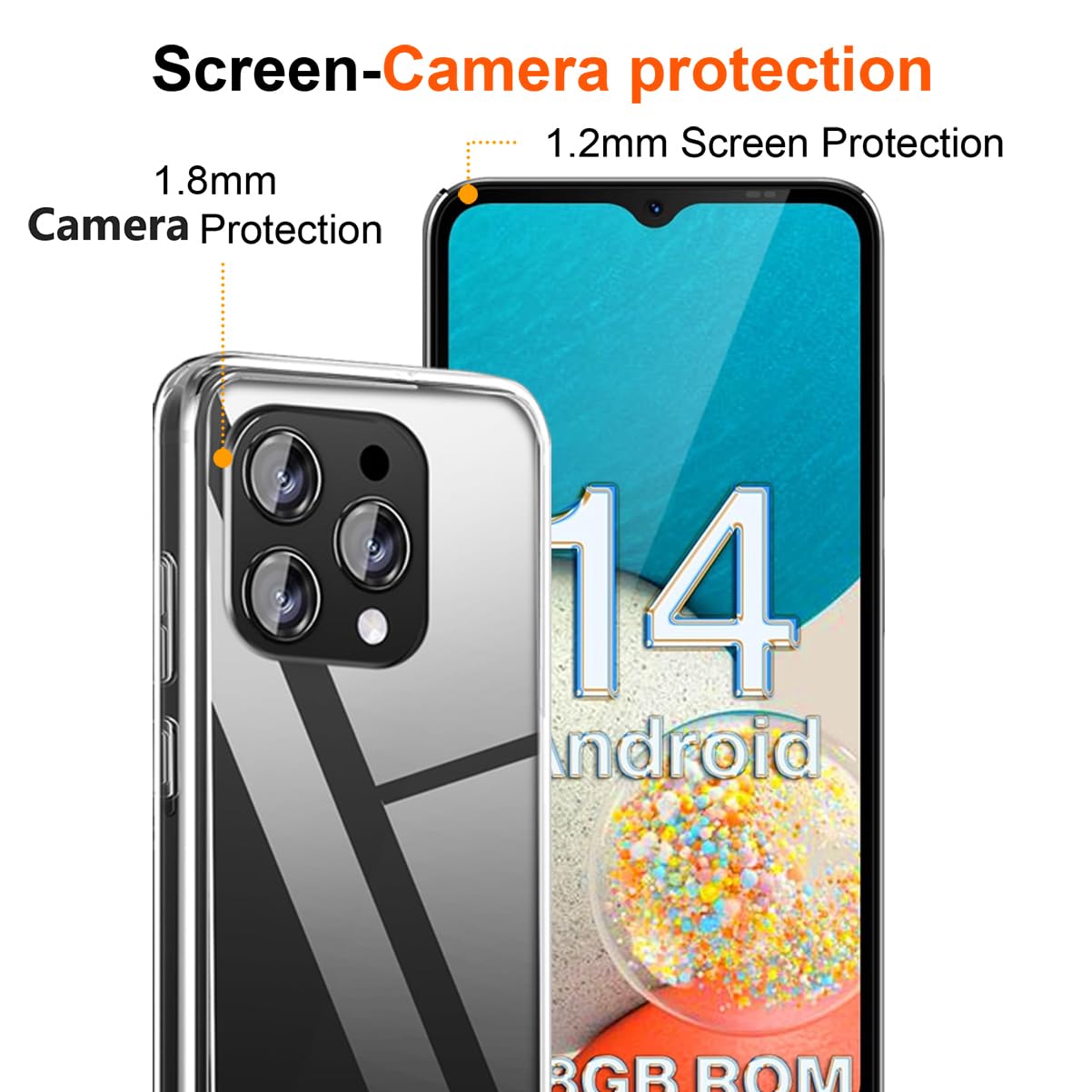 HuiYouMY Case Compatible with Doogee N55 / N55 Pro / N55 Plus Cover for Doogee N55 / N55 Pro / N55 Plus - Image 4