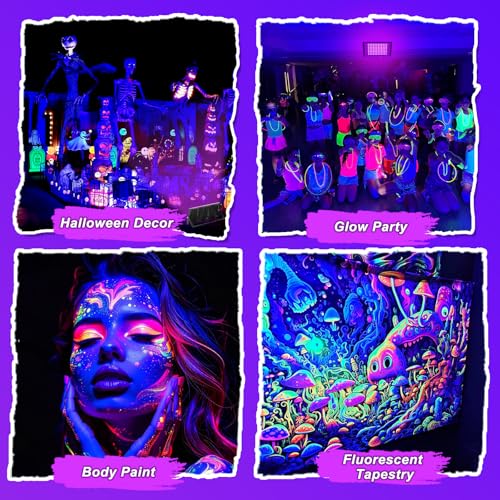 Image of 100W 1Pack Black Light for Glow Party and Halloween Decoration