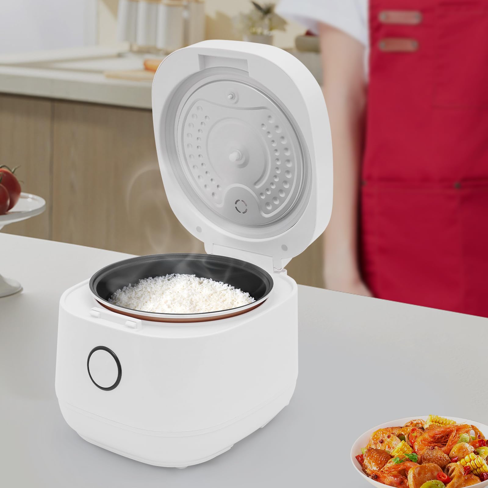 Szybkowar do ryżu, 5 l, 900 W, mini elektryczna kuchenka ryżowa, wskaźnik LED
