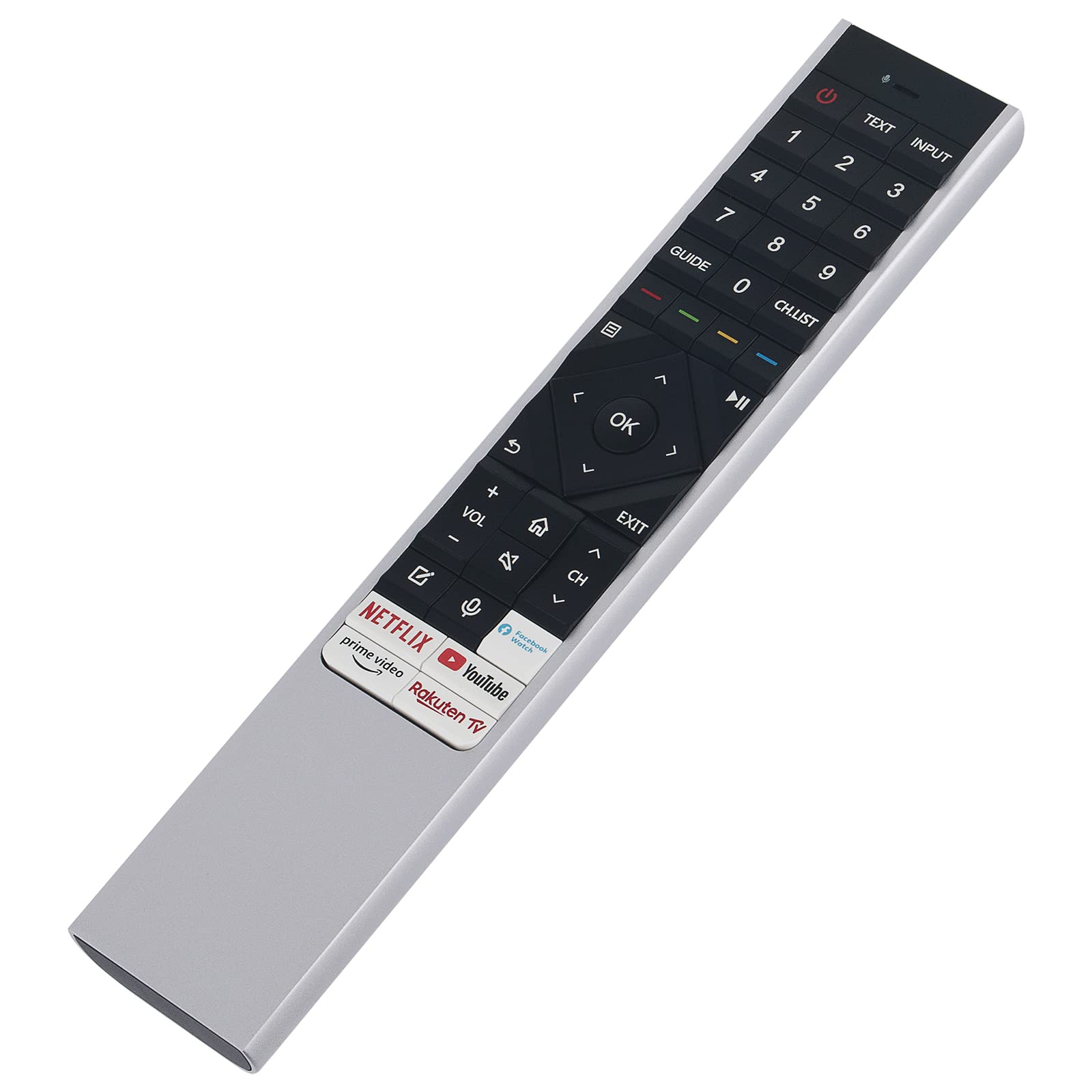 VINABTY ERF6F64H Remplacer la télécommande vocale pour Hisense 4K TV 55A97GTUK 65A90GTUK 65A91GTUK 65A92GTUK 65A96GTUK 65A97GTUK 50U7QFTUK 55U7QFTUK 65U7QFTUK sub ERF6G64H ERF6H64H