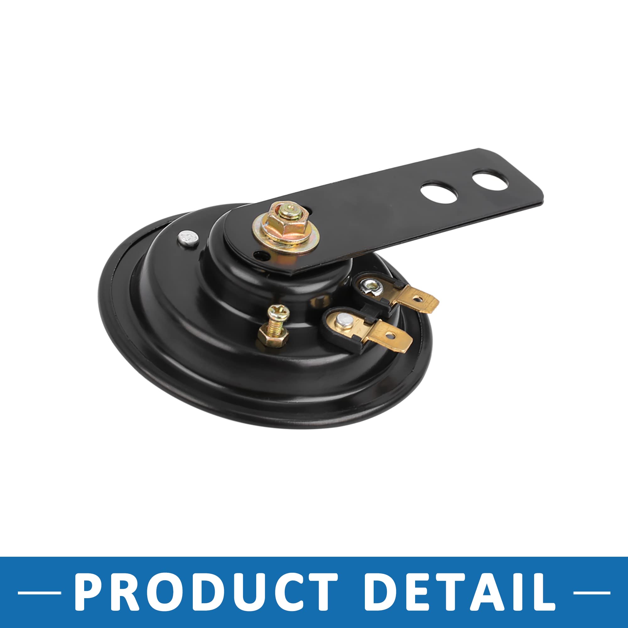 A ABSOPRO Sicurezza Avviso Alto Clacson 105dB DC 48V Auto Tromba Nero