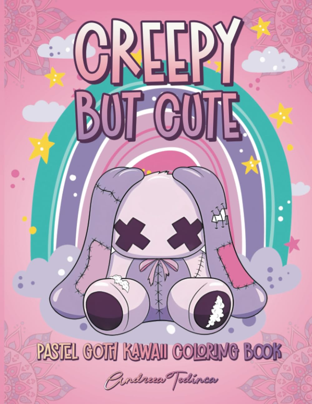 Creepy But Cute Pastel Goth Kawaii Coloring Book: Creepy Kawaii & Spooky Adorable Horror Coloring Pages For Adults, for Stress Relief and Relaxation