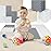 TOYVELT Foam Puzzle Floor Mat for Kids 12x12-16 Interlocking Play Mat Tiles with Colors - Educational Large Puzzle Foam Floor Tiles for Crawling, Non-Toxic - Cream-Gray-Beige