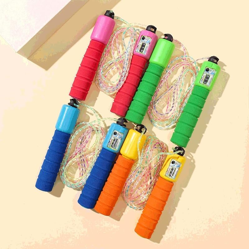 Colorful Plastic Skipping Rope Creativity Outdoor Fitness Exercise PVC Sturdy Smooth image 3