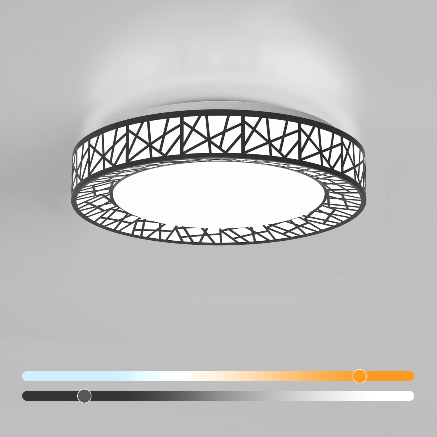 Photo 1 of Lightania 14 Inch Bird's Nest Flush Mount Ceiling Light, 24W, 5CCT